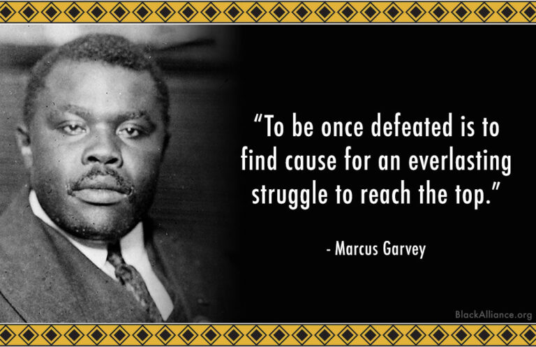 Famous Marcus Garvey Quotes Confidence Race God