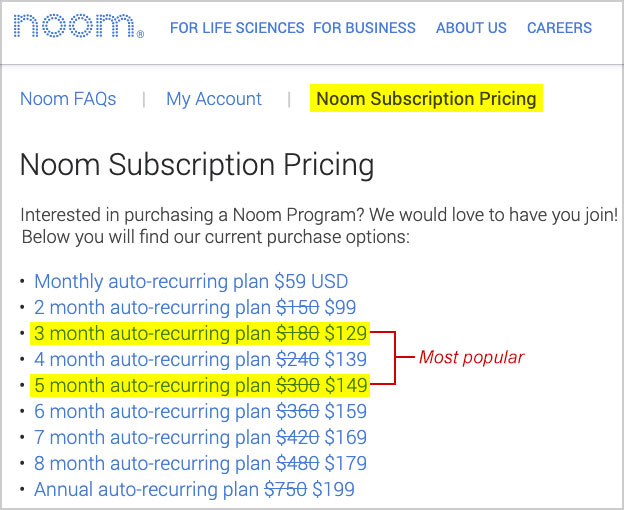 Noom Cost Per Month & Year (Cheapest Way to Join?) • 2021