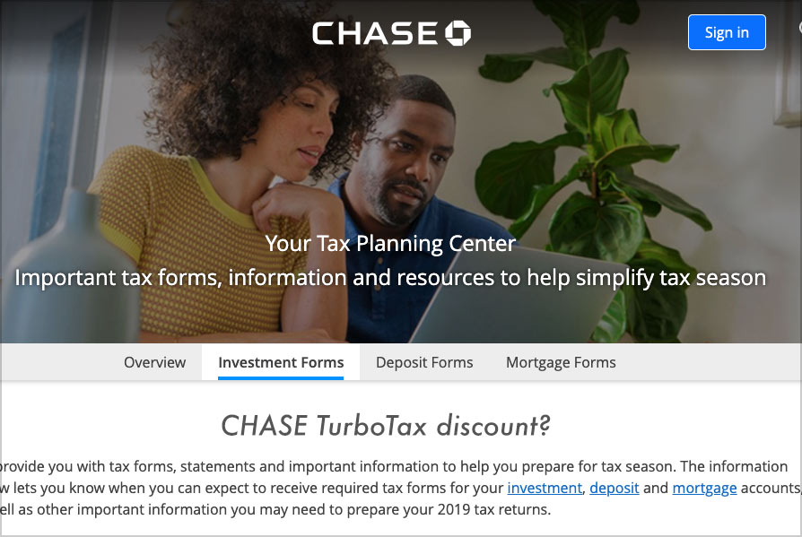 turbotax discount code chase