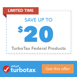turbotax coupon 20