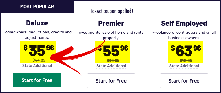 valid ultimate bundle taxact coupon