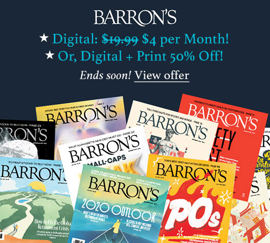 barrons promotion 4 dollars