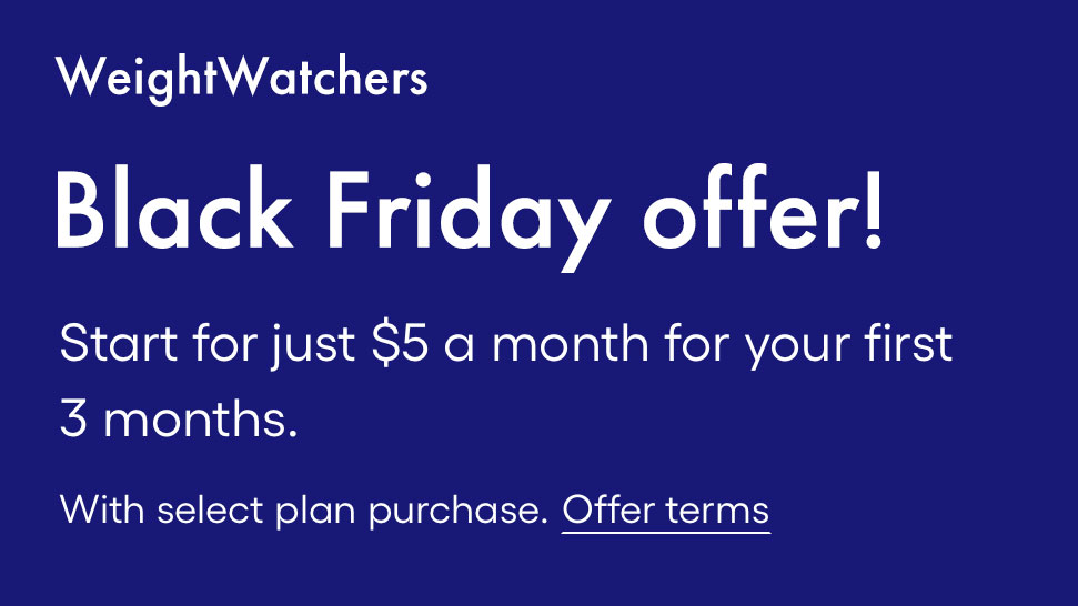 black friday weight watchers offer