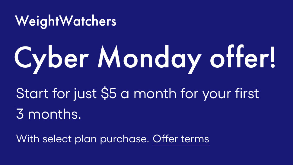 cyber monday weight watchers offer