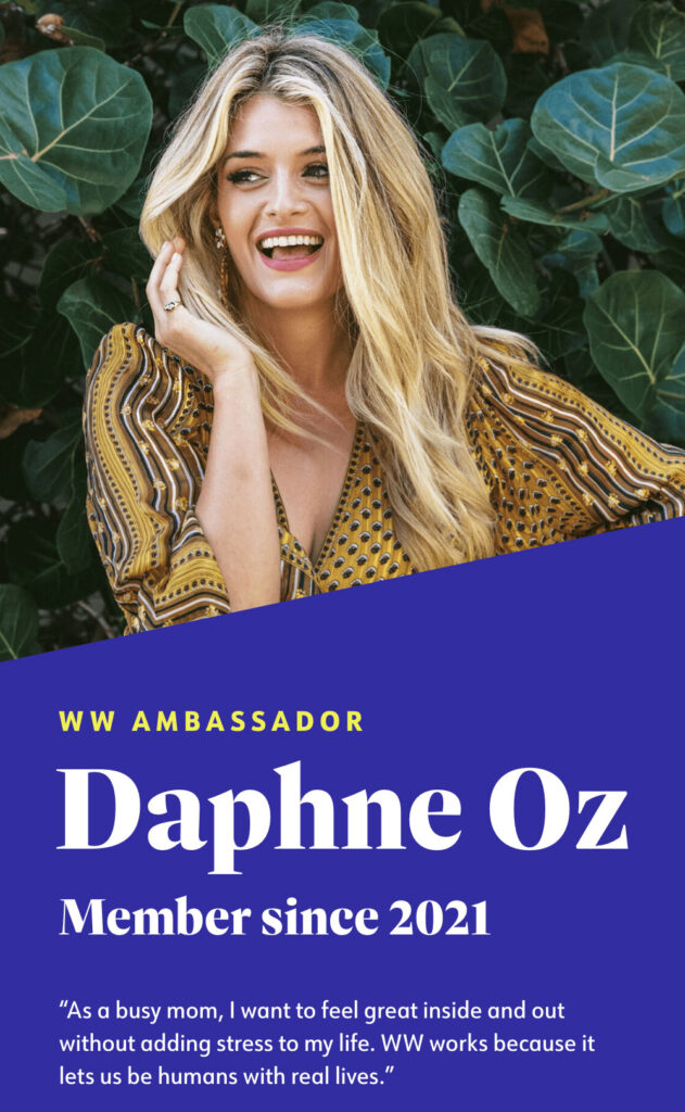 daphne oz weight watchers