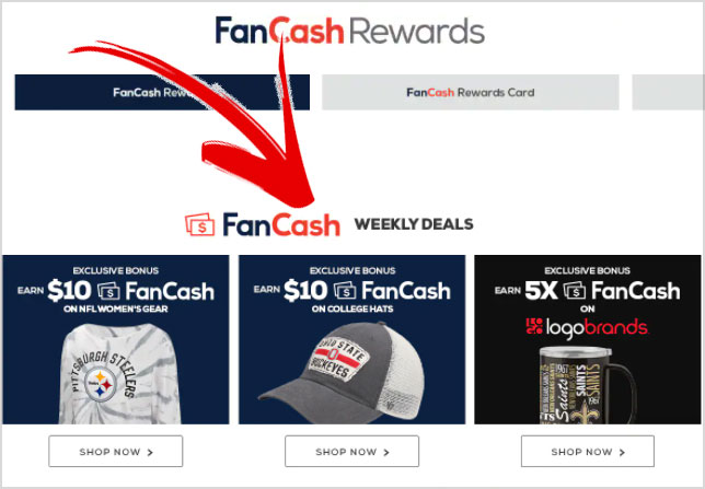 fanatics fancash promotions