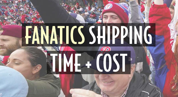 fanatics shipping time cost