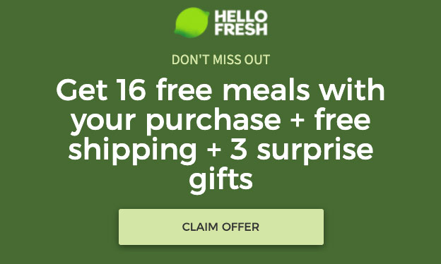 hello fresh featured promotion