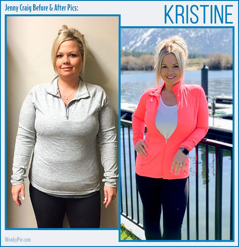 jenny craig before after pics kristine