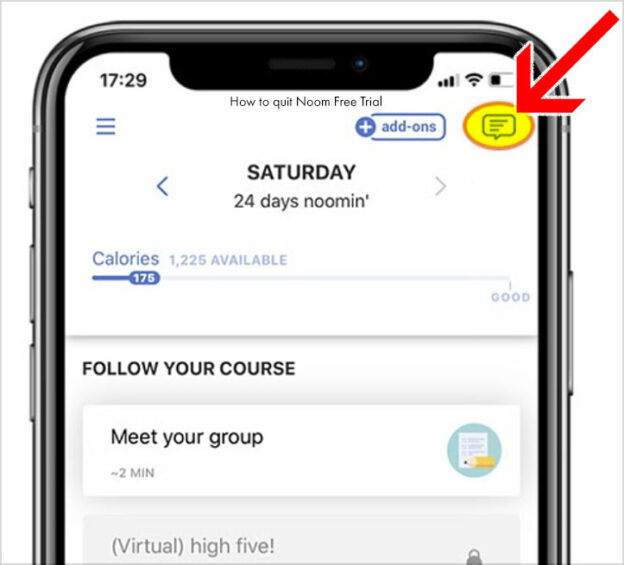 noom free trial quit