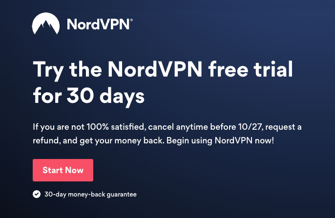 nordvpn free trial offer