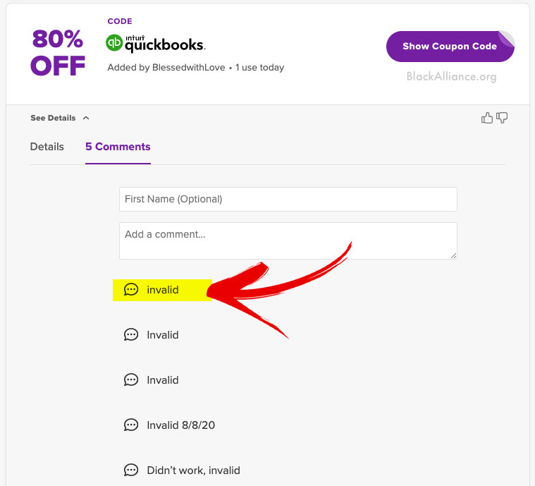 quickbooks discount code