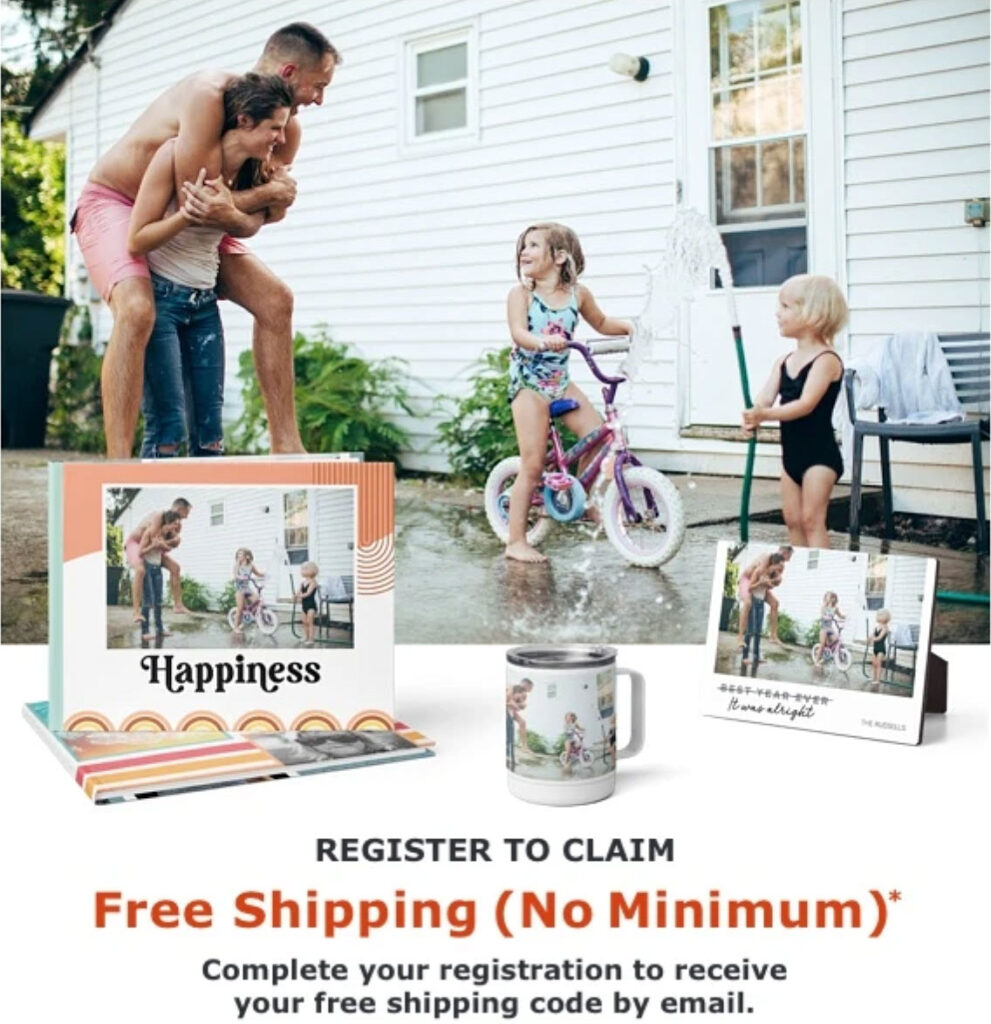 shutterfly free delivery no minimum