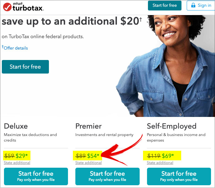 turbotax discount applied 2022