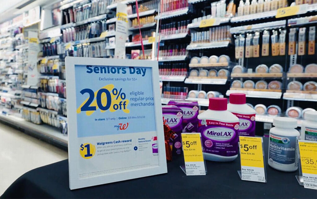 walgreens senior day discount